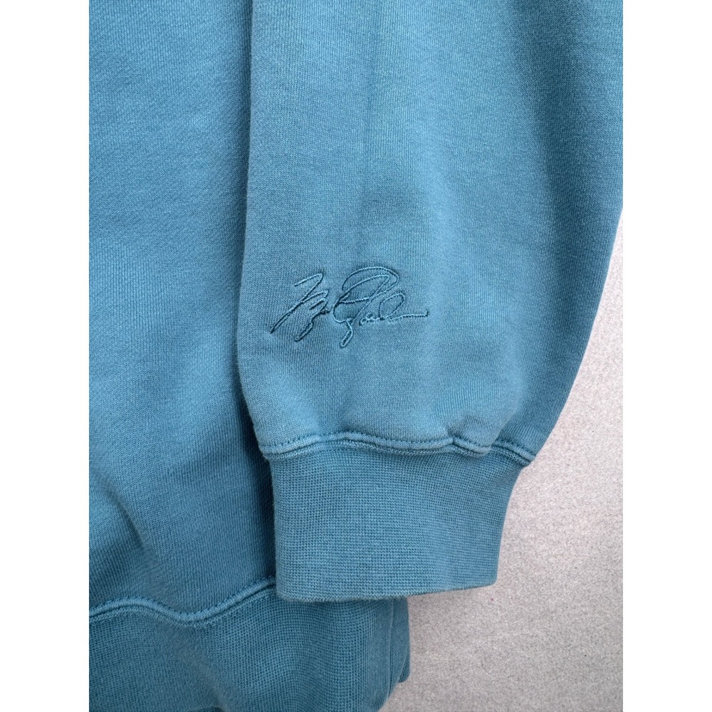 Jordan Mens Essentials Fleece Crewneck Sweatshirt Teal Blue 3XL Jumpman Logo - Picture 6 of 10